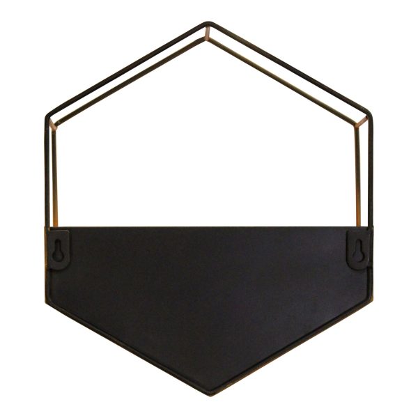 Orange Metal Wall Planter - Image 3