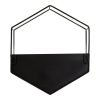 Sky Blue Metal Wall Planter - Image 4