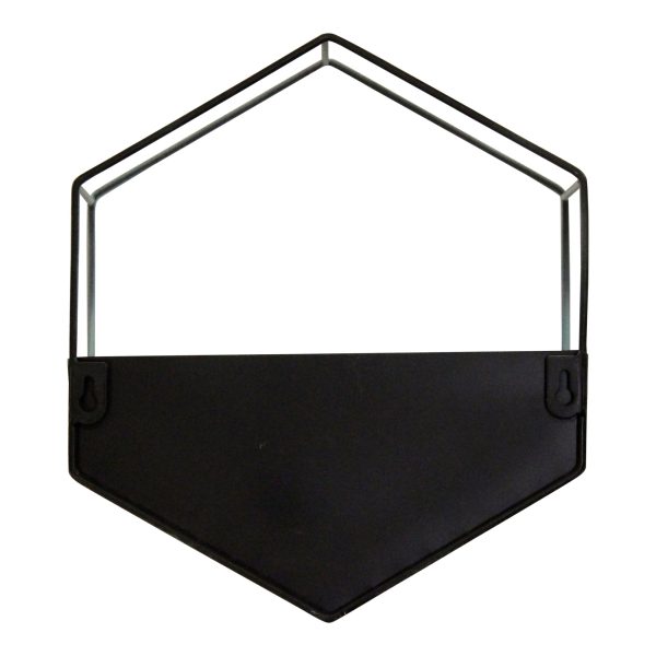 Sky Blue Metal Wall Planter - Image 4