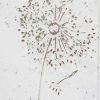 Floral Dandelion Metal Panel Wall Decor - Image 3