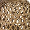 Coastal Bamboo and Wood Lantern Stand - Image 4
