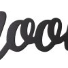 Wood Laundry Room Script Wall Decor - Image 2