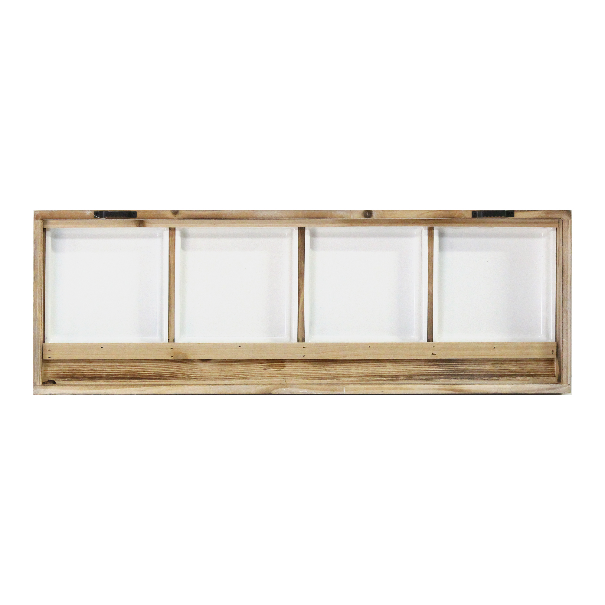 Blue and White Tile Wall Hanging with Metal Hooks - Image 4