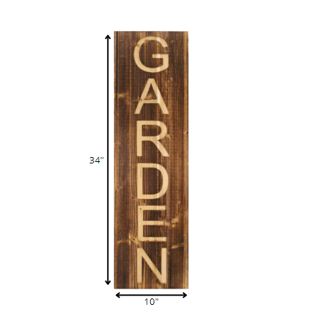Rustic Garden Wood Panel Wall Decor - Image 5