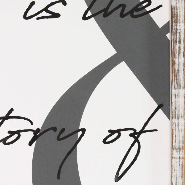 Distressed Home is the Story 2pc Set Wood Wall Decor - Image 2