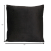 Black Velvet 18 Square Pillow - Image 2