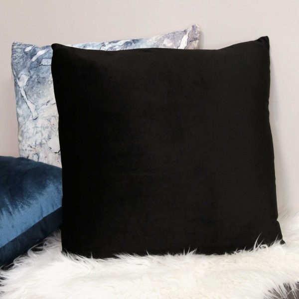 Black Velvet 18 Square Pillow - Image 5