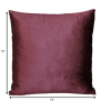 Majestic Purple Velvet 18 Square Pillow - Image 2