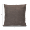 Mocha Tweed 18 Square Pillow - Image 2
