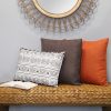 Mocha Tweed 18 Square Pillow - Image 3