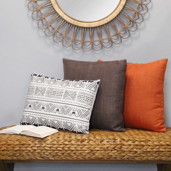 Mocha Tweed 18 Square Pillow - Image 3