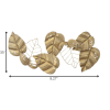 Gold Metal Leaf Centerpiece Wall Decor - Image 4