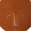 Color Pop Orange Face Statue - Image 3