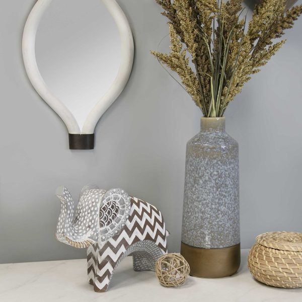 Carved Tribal Elephant Tabletop - Image 2