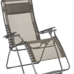 29.9" X 68.1" X 49.2" Graphite Powder Coated Recliner XL