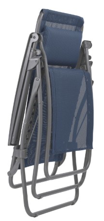 26.8" X 64.2" X 44.9" Ocean Powder Coated Multi-Position Folding Recliner - Image 2