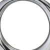 4" X 19" X 19" Silver Aluminum Ring Large Hoop Vase - Image 4