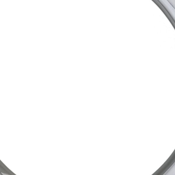 4" X 19" X 19" Silver Aluminum Ring Large Hoop Vase - Image 5