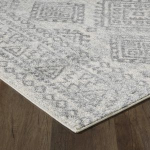 2' x 7' Ivory or Grey Polypropylene Area Rug