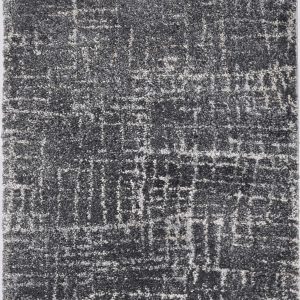 5'x8' Grey Machine Woven Abstract Scratch Indoor Area Rug