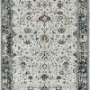 3' x 5' Ivory or Grey Bordered Area Rug - Image 3