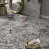 3' x 5' Ivory or Grey Abstract Area Rug - Image 3