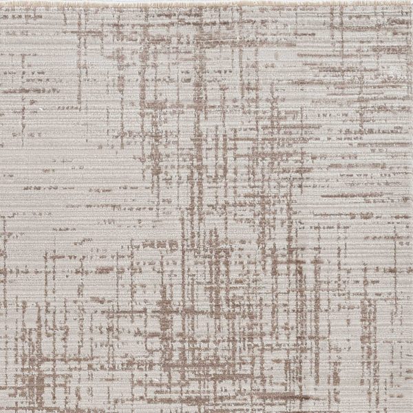 4' x 5' Natural Abstract Area Rug