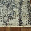 2' x 8' Grey Medallion Runner Rug