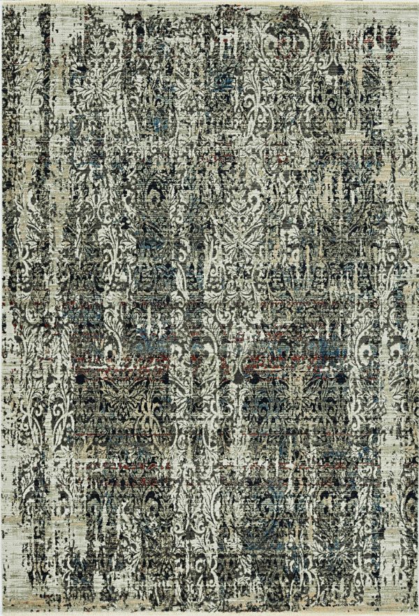 2' x 8' Grey Medallion Runner Rug - Image 2