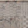 2' x 8' Natural Geometric Bars Runner Rug - Image 3