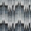 3'x5' Blue Ivory Machine Woven Abstract Pulse Area Rug - Image 2