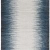3' x 5'  Ivory Blue Gradient Area Rug - Image 2