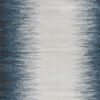 3' x 5'  Ivory Blue Gradient Area Rug - Image 3