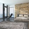 5' x 8' Grey Abstract Traditional Area Rug - Image 3