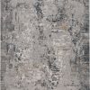 5' x 8' Grey Abstract Traditional Area Rug - Image 5