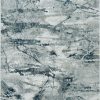 3' x 5' Grey or Teal Polypropylene and Polyester Rug - Image 3