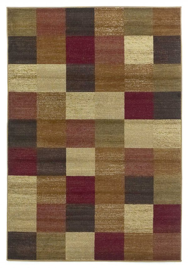 63" X 63" Beige Polypropylene Rug - Image 2