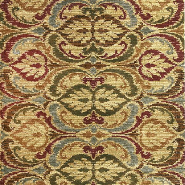 94" X 118" Gold Polypropylene Rug - Image 5