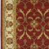 23 X 35 Red or  Ivory  Polypropylene Rug - Image 4