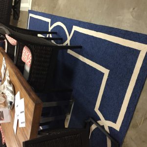 3' x 5' Ocean Coastal Bordered Area Rug