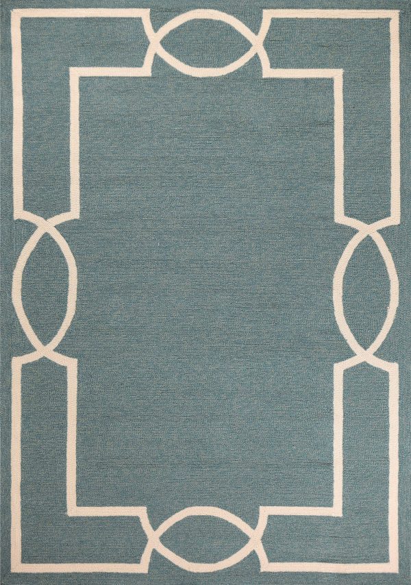 2' x 3' Spa Polypropylene Accent Rug - Image 2