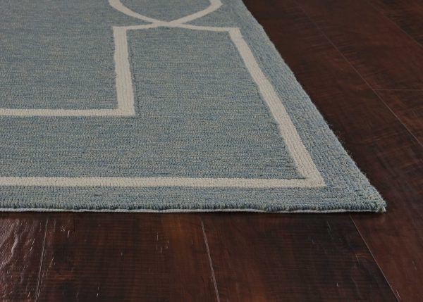 2' x 3' Spa Polypropylene Accent Rug - Image 4