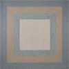 5' x 7' Spa Ivory Bordered Indoor Outdoor Area Rug - Image 3