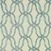 5'x7' Silver Ivory Hand Tufted Vermicular Indoor Area Rug - Image 2