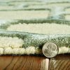 5'x7' Beige Hand Tufted Geometric Indoor Area Rug - Image 3