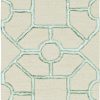 5'x7' Beige Hand Tufted Geometric Indoor Area Rug - Image 4
