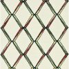 2' x 8' Cream or Gold Geometric Diamond Wool Runner Rug - Image 2