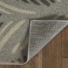 2' x 3' Grey and Beige Waves Accent Rug - Image 2