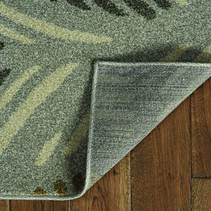 3' x 5' Grey Polypropylene Rug