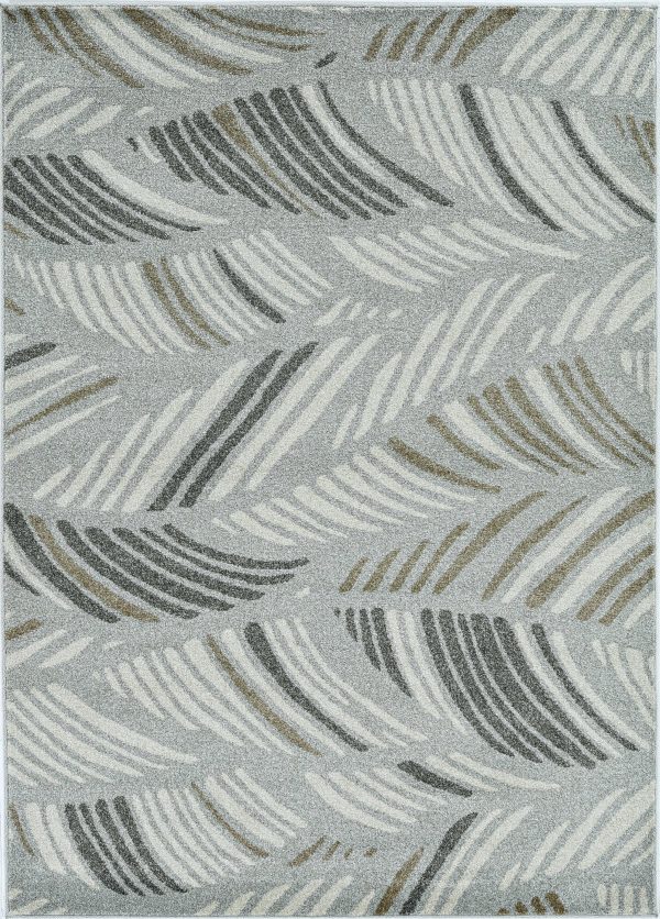 3' x 5' Grey Polypropylene Rug - Image 3